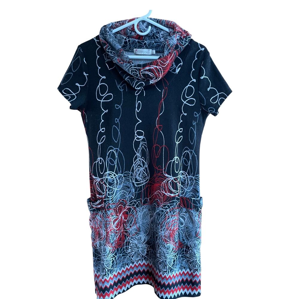 Purplish Tunic with Swirl Pattern